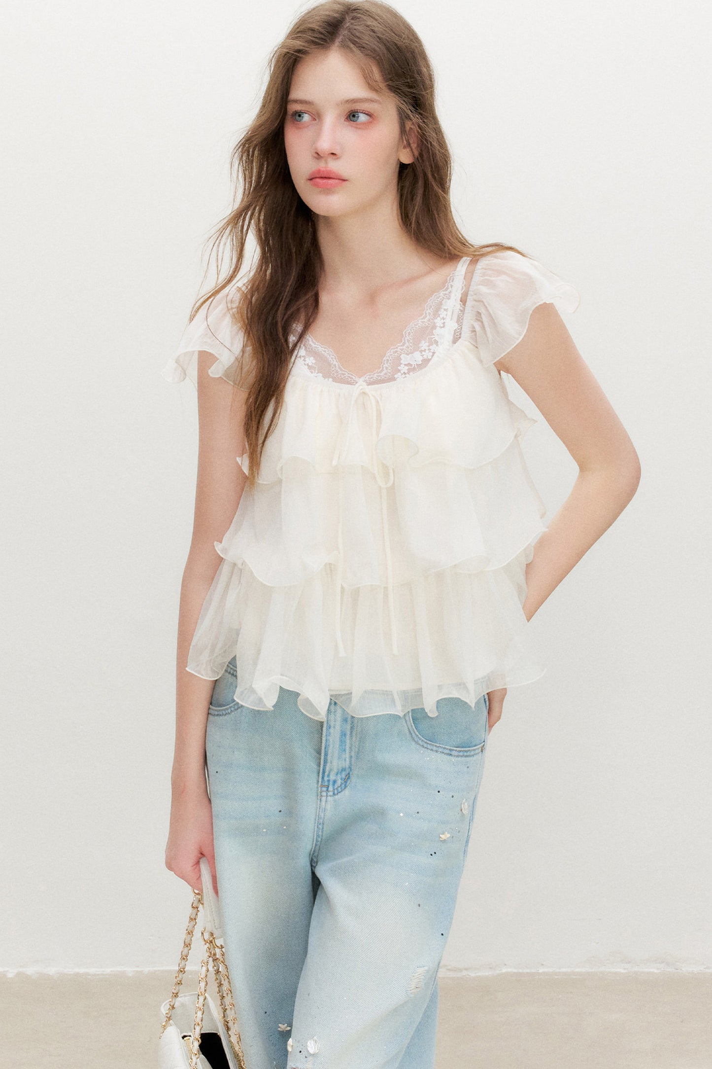 Ruffle Off-Shoulder Top