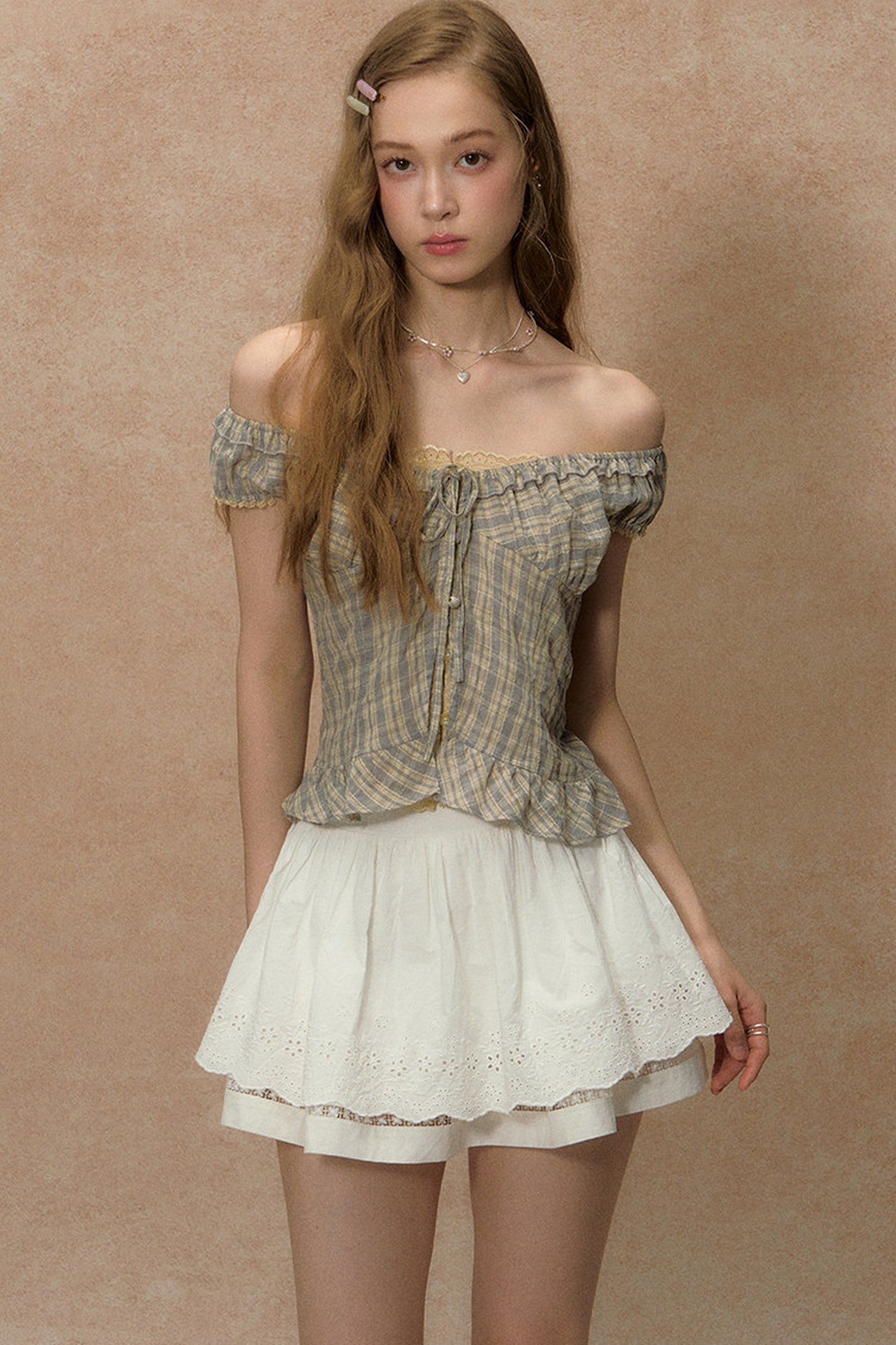 White Lace Summer Skirt
