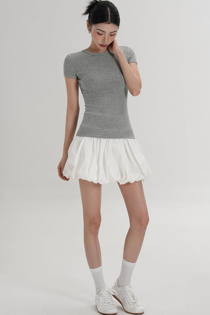 Elegant Wool Waist-Slimming Top