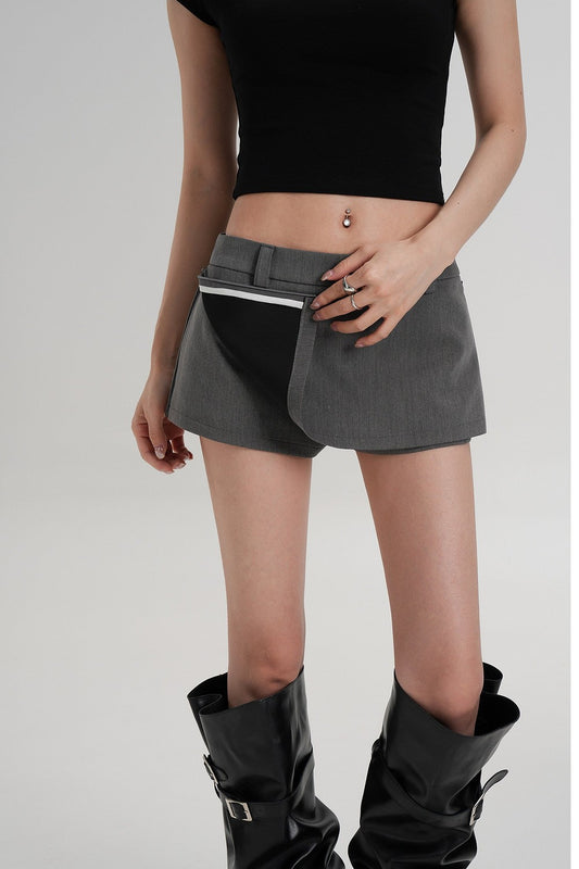 Short Side Zip Culottes