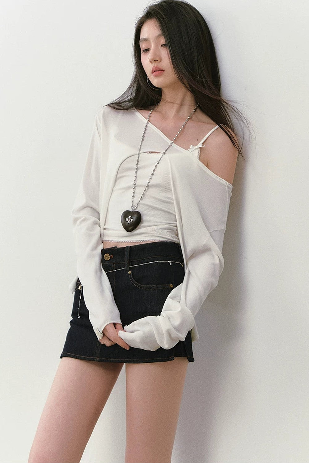 Wendbare Strassbluse