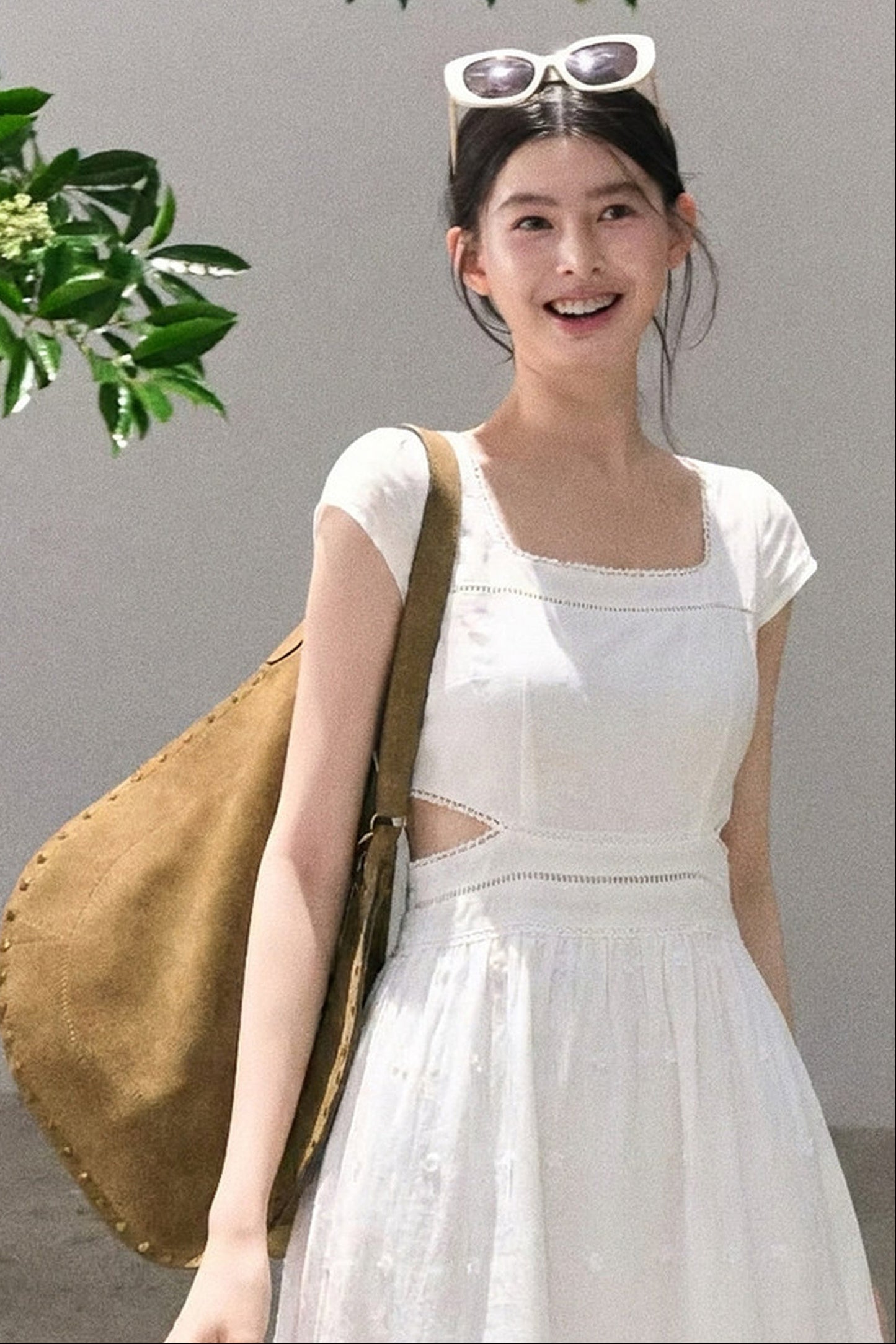 Embroidered Jacquard Lace Dress