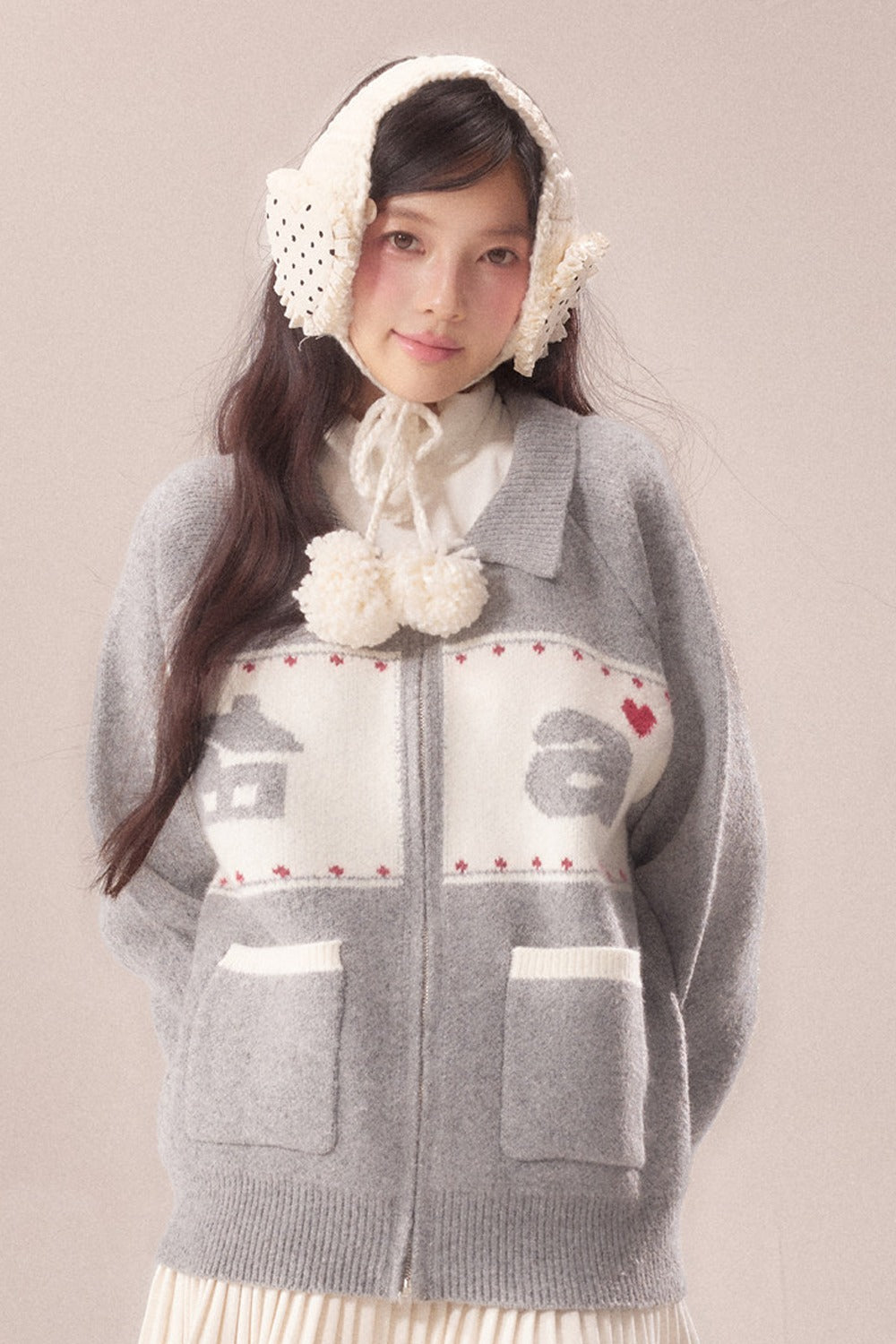 Snowfall Cottage Fair Isle Cardigan