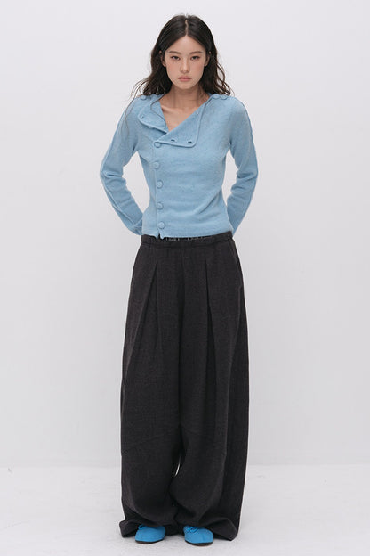 Merino Wool Knit Cardigan