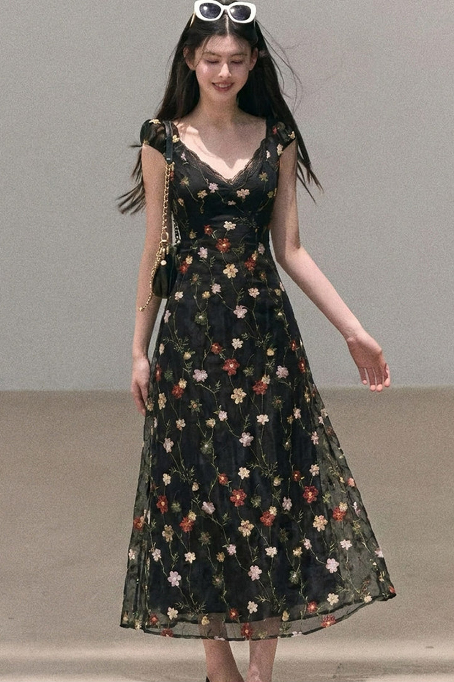 Lyocell Floral Slip Dress