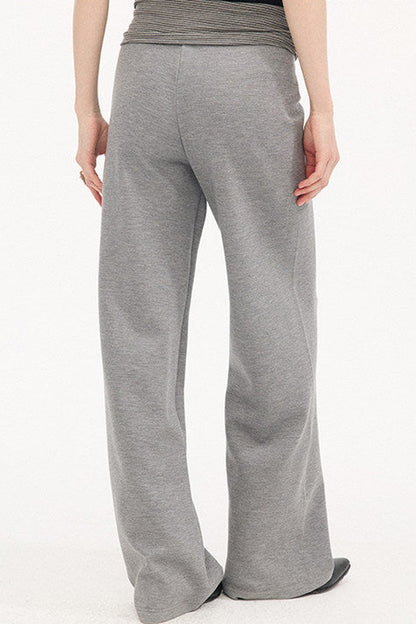 Pantalones casuales slim de cintura alta