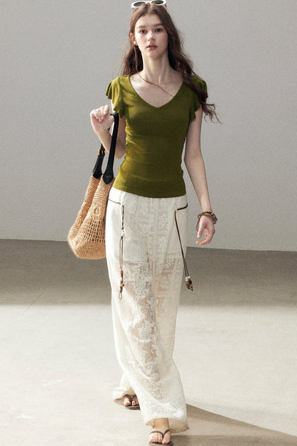 Summer Wind V-Neck Top