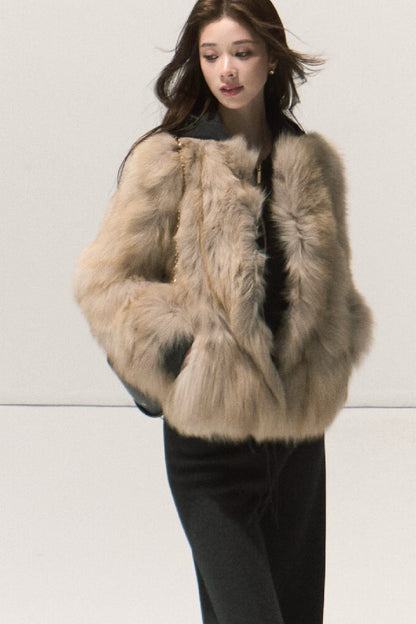 Fluffy Fox Fur Vest