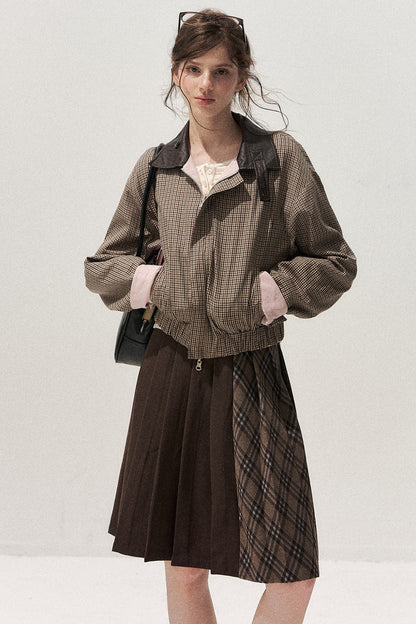 Reversible Houndstooth Jacket