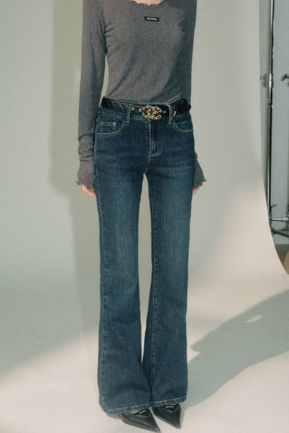 Ruffled Knit Top and Pants Set-Up