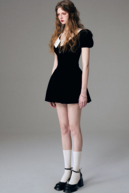 Black Velvet Ballet Dress