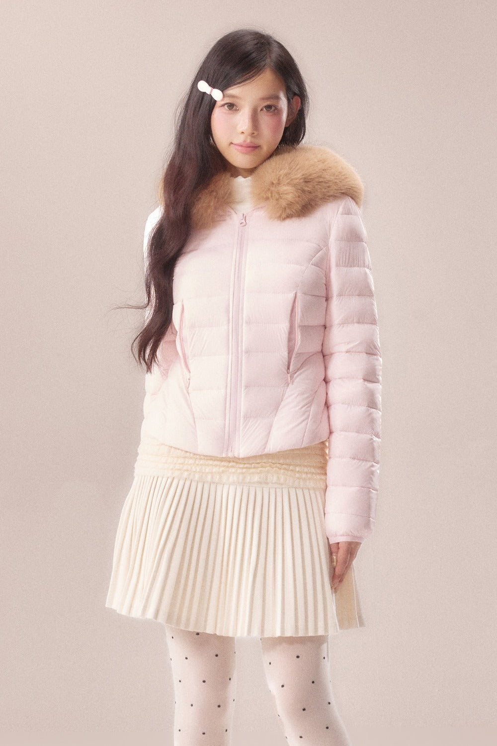 Fur Collar Short Down Jacket