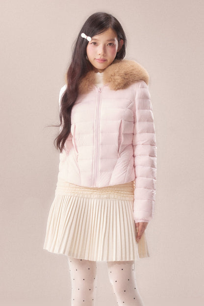 Fur Collar Short Down Jacket
