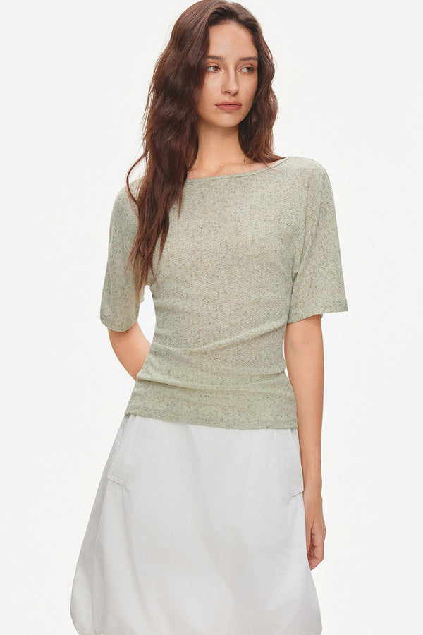 Raglan Batwing Knit Top