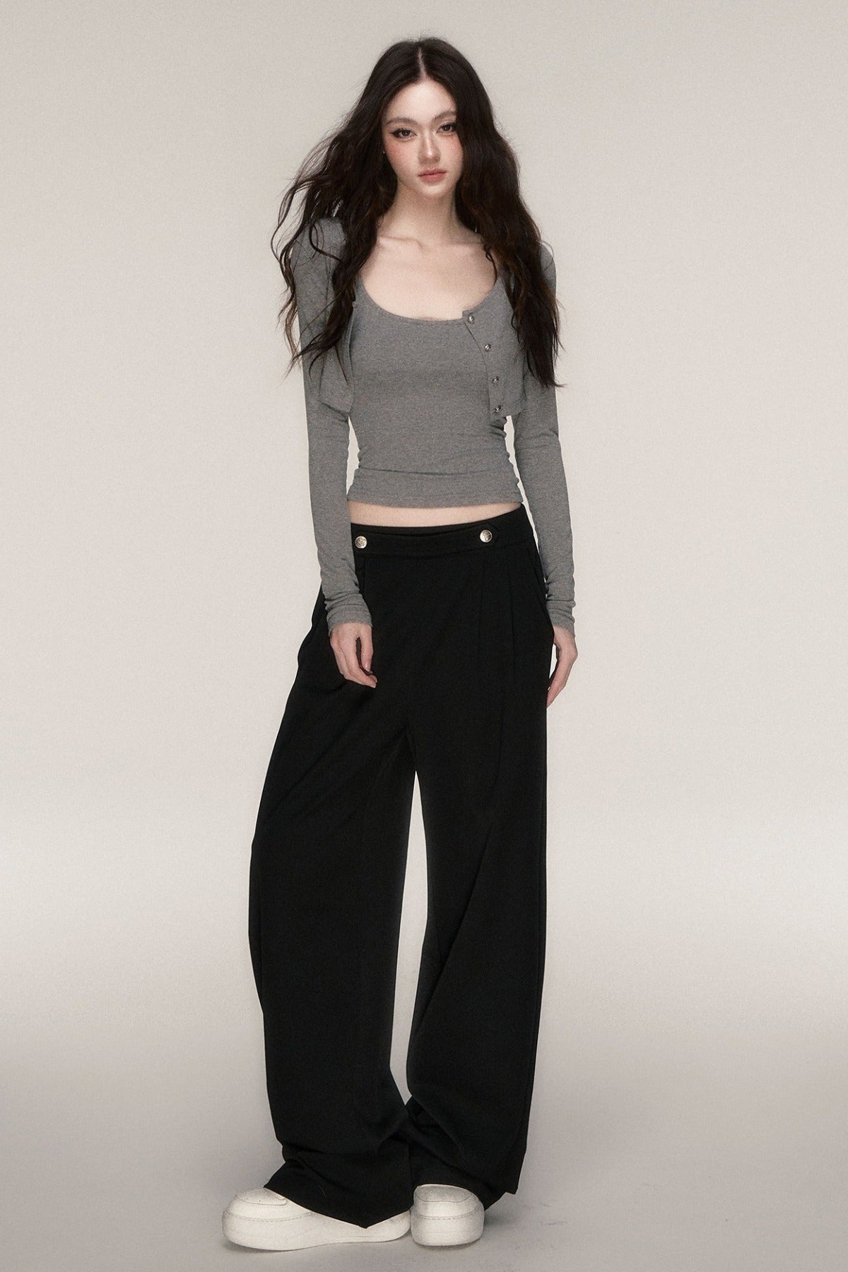 Napoleon Style Straight Leg Trousers