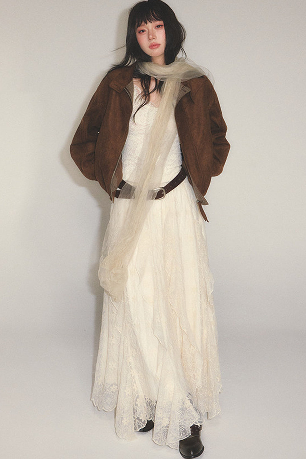 Loose Retro Suede Jacket