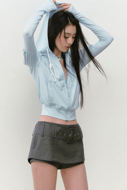비아피티 자외선 차단 지수 50+ 라인스톤 재킷