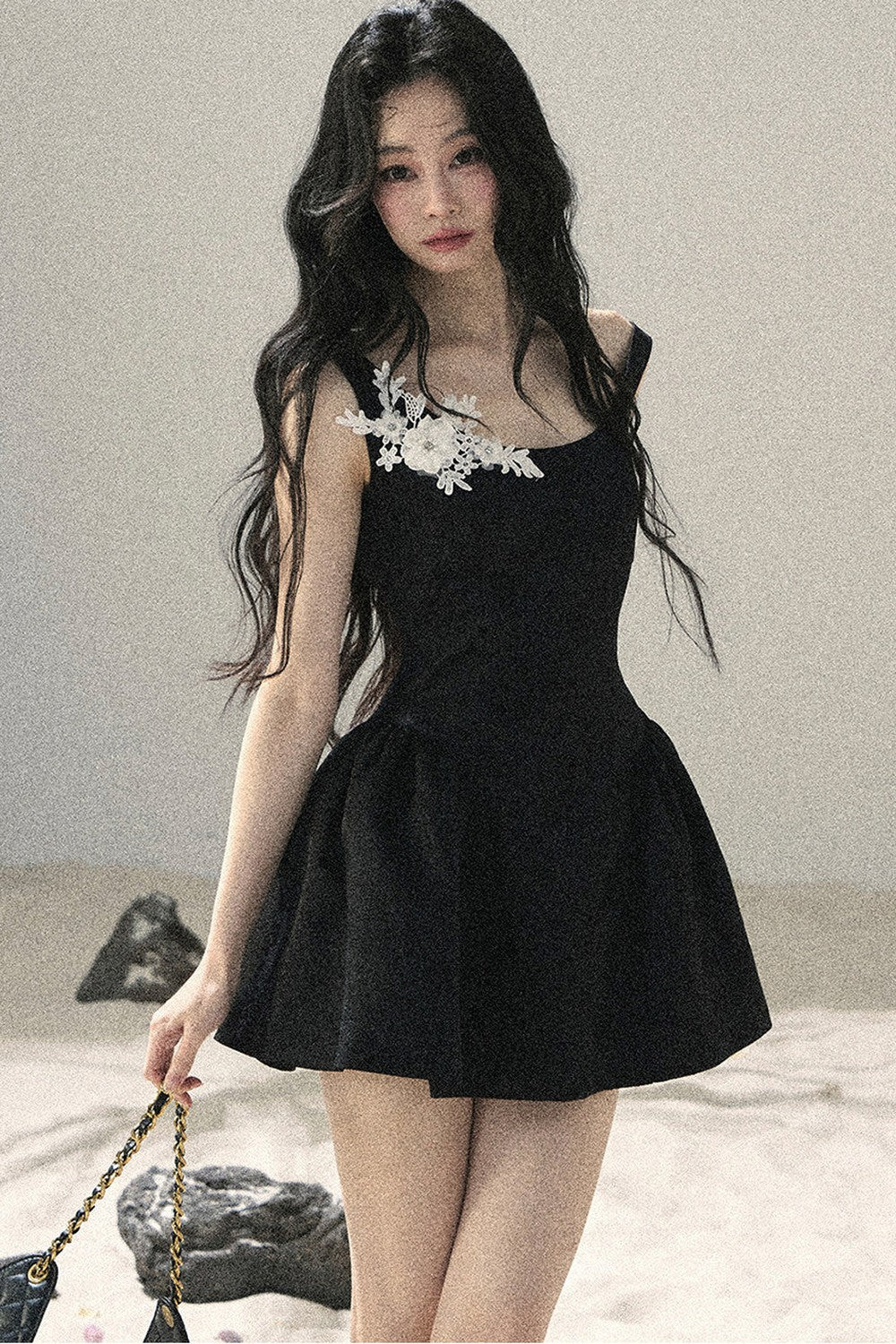 French Style Floral Lace Dress