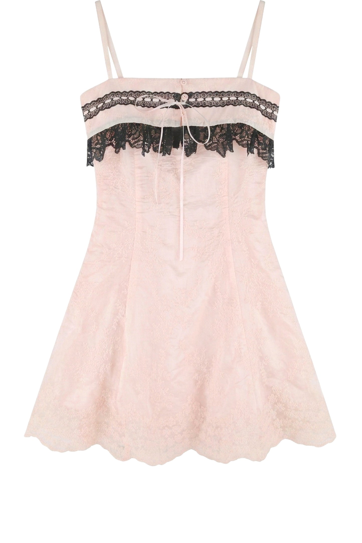 Lace Knit Cardigan and Tencel Dress Set-Up
