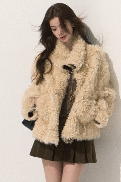 Reversible Suede Shearling Jacket Vest