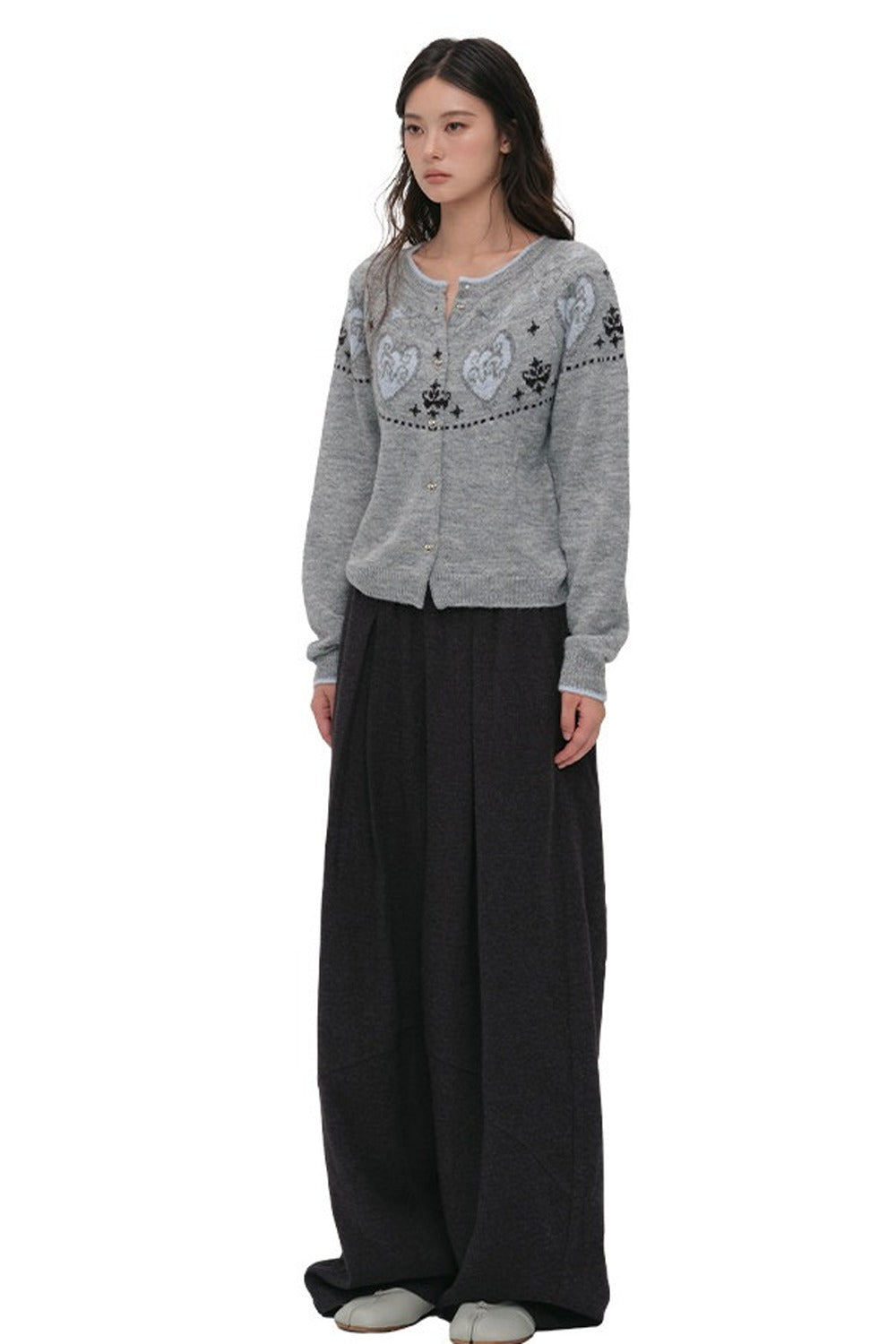 Fair Isle Jacquard Cardigan