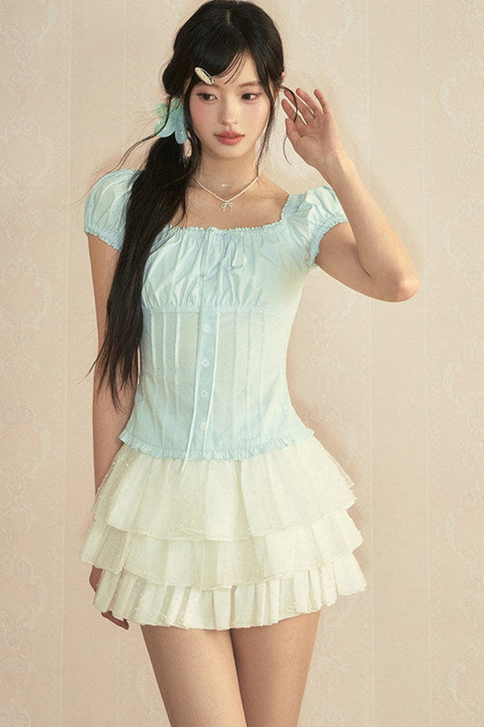 Lace Off-Shoulder Blouse