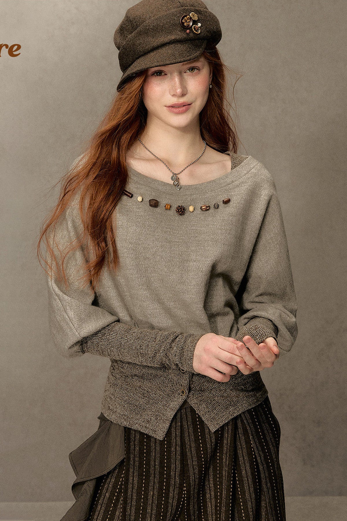 Hazelnut Lantern Pullover Sweatshirt