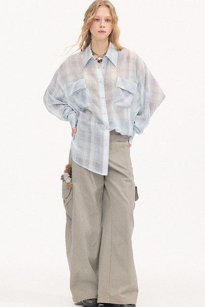 Vintage Washed Pocket Cargo Pants