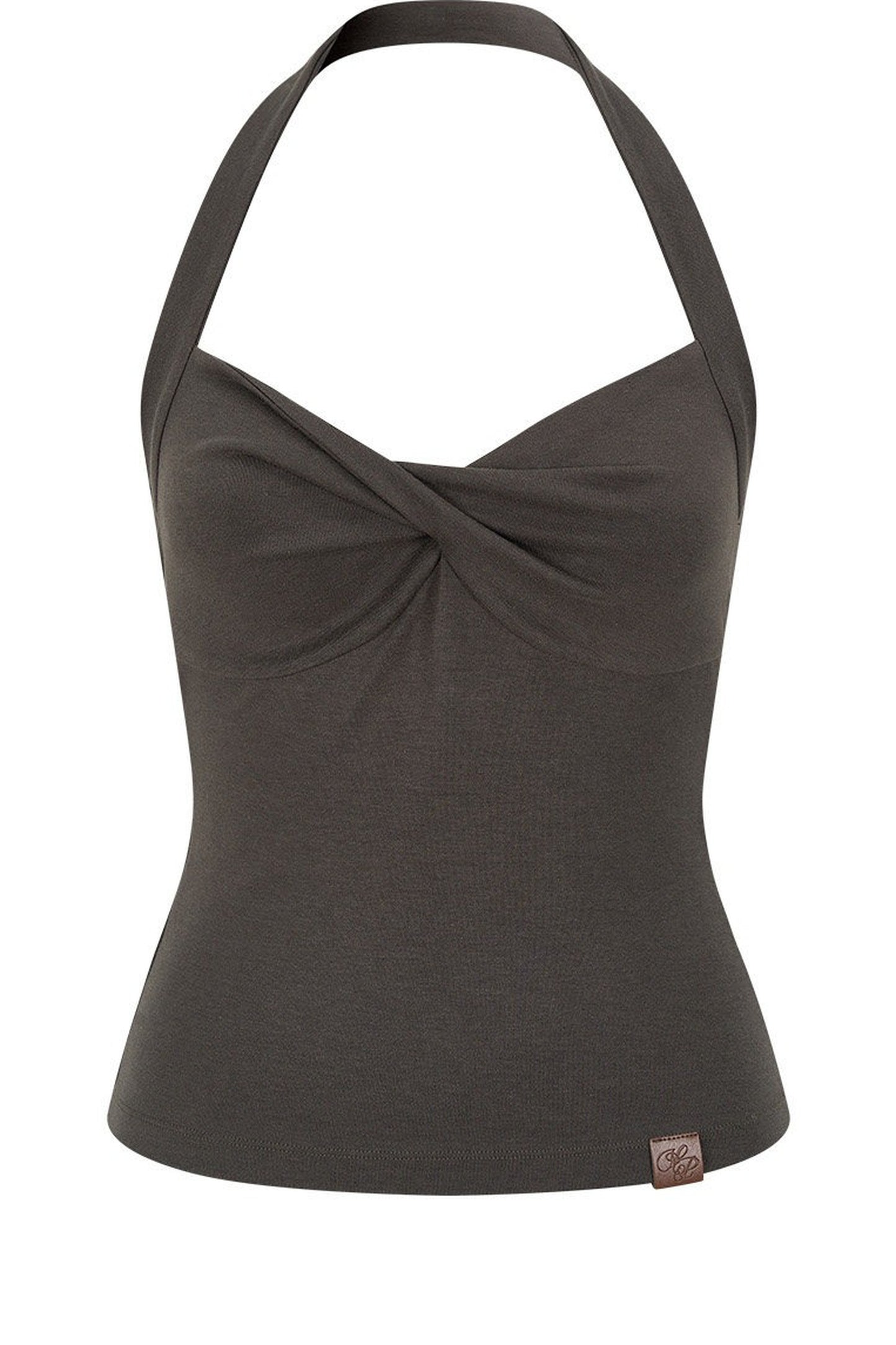 Cross-Knot V-Neck Knit Vest