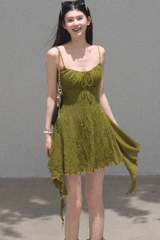 Nachmittagsgarten-Strickkleid