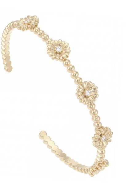 Daisy Beaded Bracelet