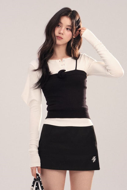 Slim Fit Knitted Vest