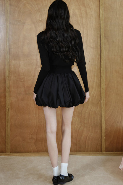 Cotton Floral A-Line Skirt