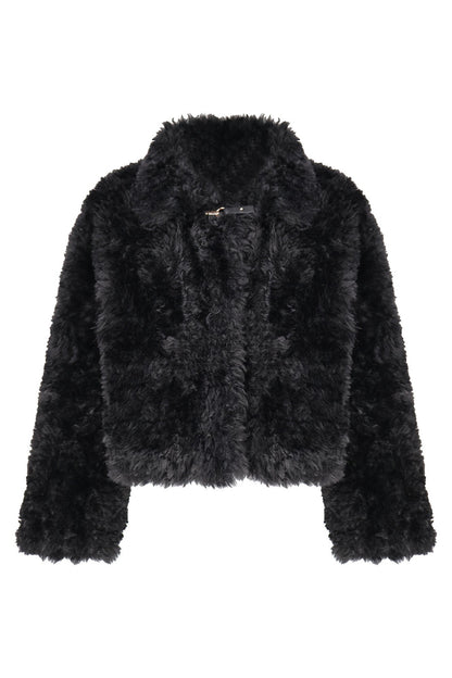 Fuzzy Shearling Coat, Skirt and Pants Set-Up