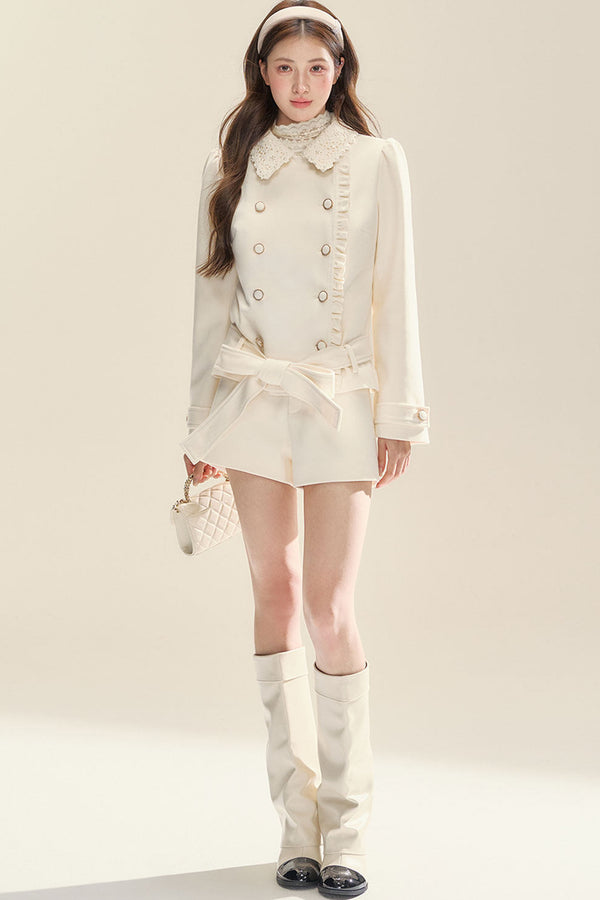 Floral Jacket and Shorts Set-Up