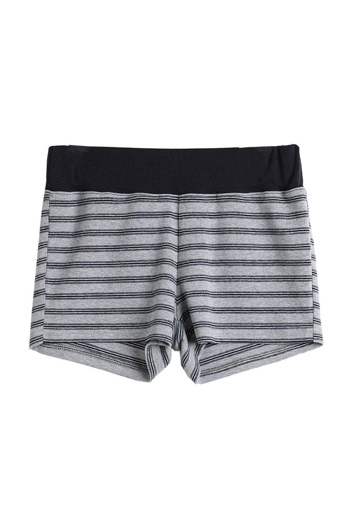 Racerback Crop Top and Knit Shorts Set-Up