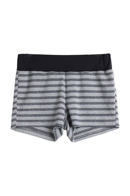 Racerback Crop Top and Knit Shorts Set-Up