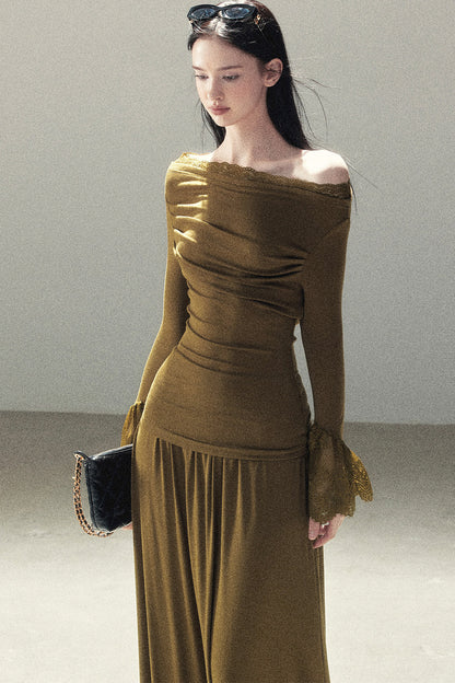 Autumn Top and Long Skirt Set-Up