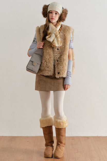 Snowflake Fair Isle Knit Top
