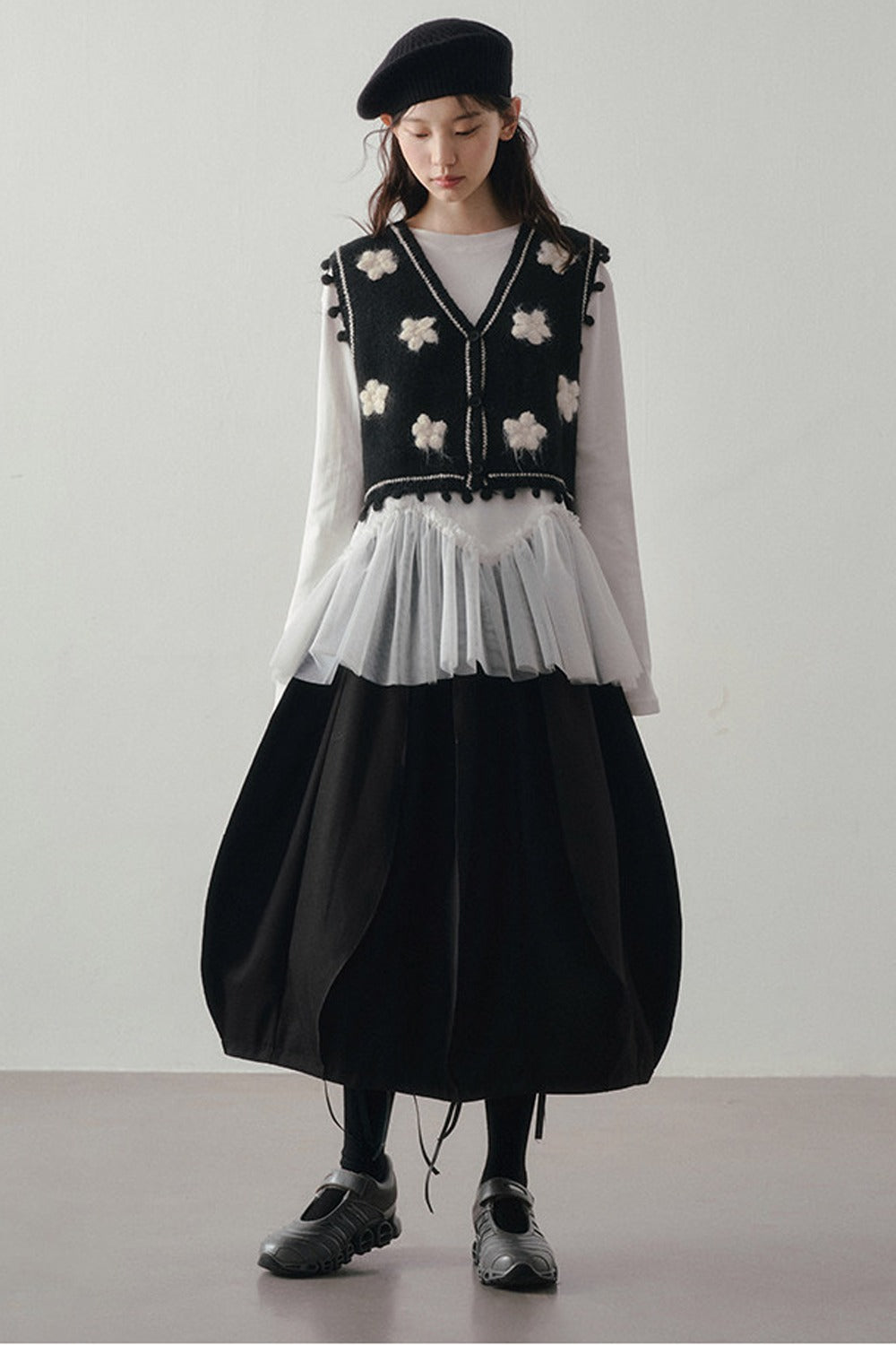 3D Multi-Panel Pumpkin Skirt