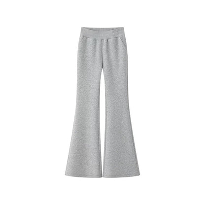 Gray hooded jacket and trousers set