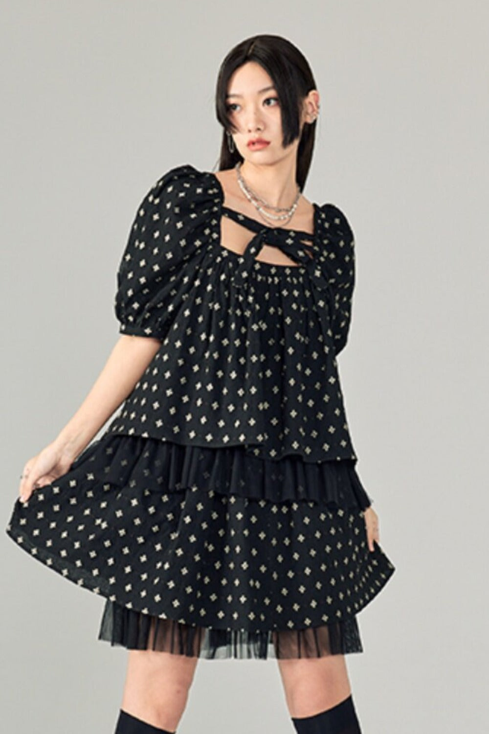 Floral Top and Skirt Set-Up