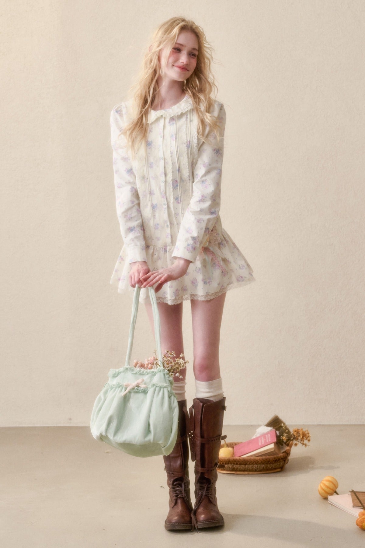 Little Jasmine Long Sleeve Dress