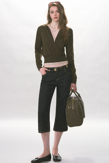 Ceinture minimaliste à boucle carrée