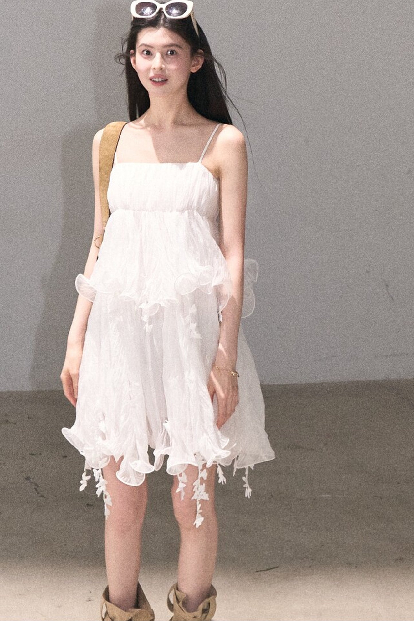 Mint Lace Spaghetti Strap Dress