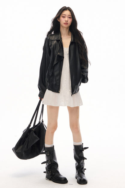 White Dress and Jacket Set-Up