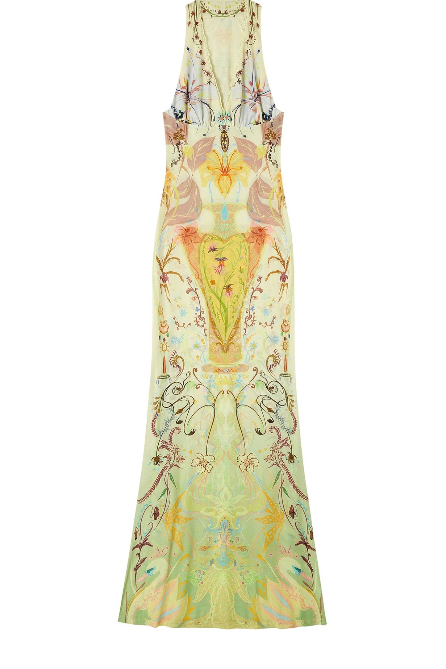 French Halterneck Fishtail Dress