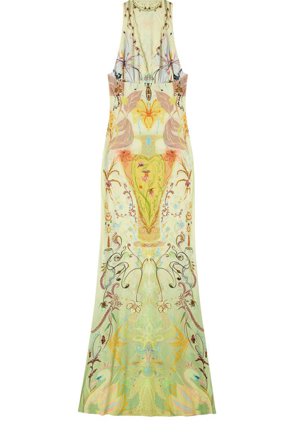 French Halterneck Fishtail Dress
