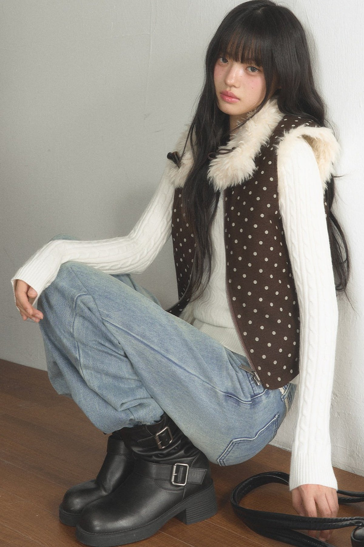 Lace Trim V-Neck Knit Top and Pants Set-Up