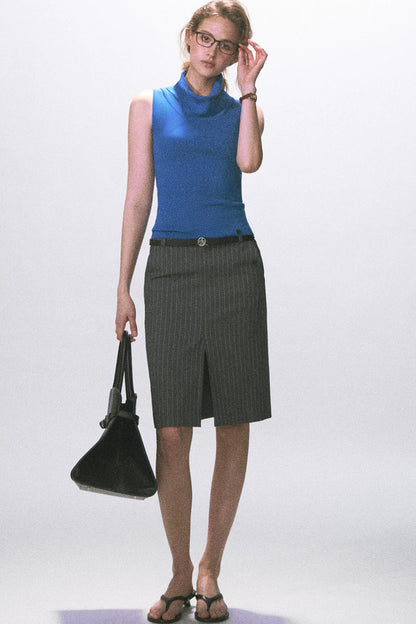 Vintage Knitted Scoop Neck Top